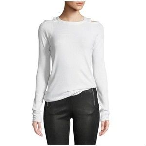 Rag & Bone Rosalind Ribbed Shirt Large New